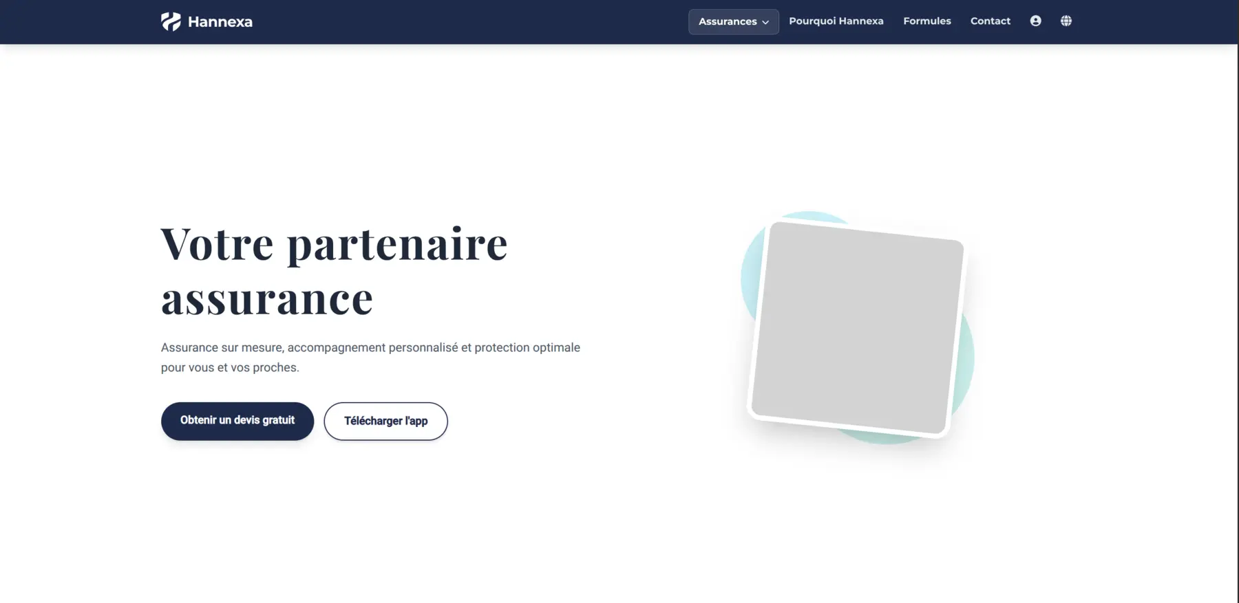 Visuel de la réalisation Hannexa - Plateforme courtier en assurance full-stack